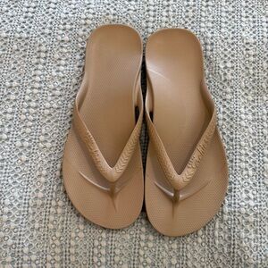 Archies Taupe Flip-Flop Sandals